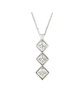 Load image into Gallery viewer, Crystal Triple Drop Pendant (VIP 37)