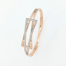 Load image into Gallery viewer, Rose Crystal Buckle Bangle (VIP68R)