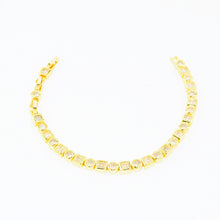 Load image into Gallery viewer, Square Crystal Tennis Bracelet (VIP5G)