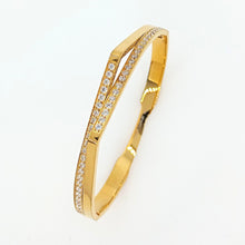 Load image into Gallery viewer, Crystal Geometric Bangle(VIP61G)
