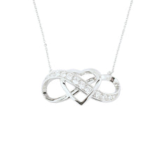 Load image into Gallery viewer, Infinity Crystal Heart Necklace (VIP 48)