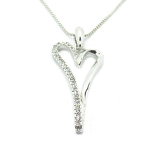 Load image into Gallery viewer, Crystal Open Heart Necklace (VIP 45)