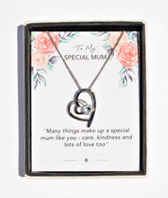 Load image into Gallery viewer, Mum Sentiment Heart Necklace