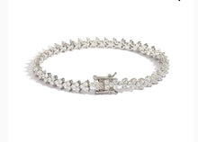 Load image into Gallery viewer, Crystal Fern Design Tennis Bracelet (VIP 19)