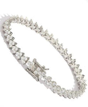 Load image into Gallery viewer, Crystal Fern Design Tennis Bracelet (VIP 19)
