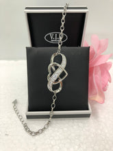 Load image into Gallery viewer, Crystal Infinity Heart Bracelet (VIP 49)
