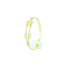 Load image into Gallery viewer, Gold Crystal Buckle Bangle (VIP68G)
