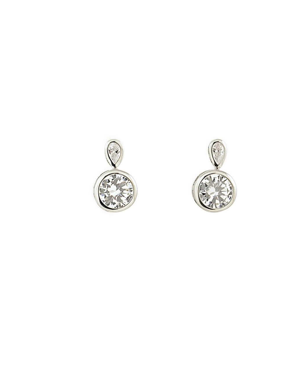 Crystal Cabochon Drop Earrings (VIP 36)