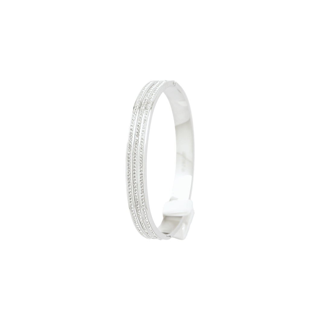 Triple Line Bangle With Crystal Stones (VIP 84)