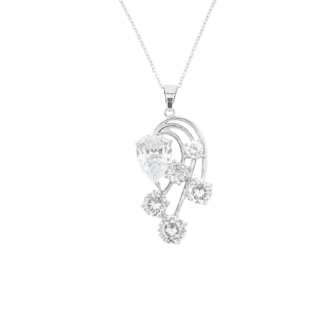 Crystal Waterfall  Necklace (VIP 27)