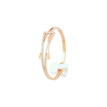 Load image into Gallery viewer, Rose Crystal Buckle Bangle (VIP68R)
