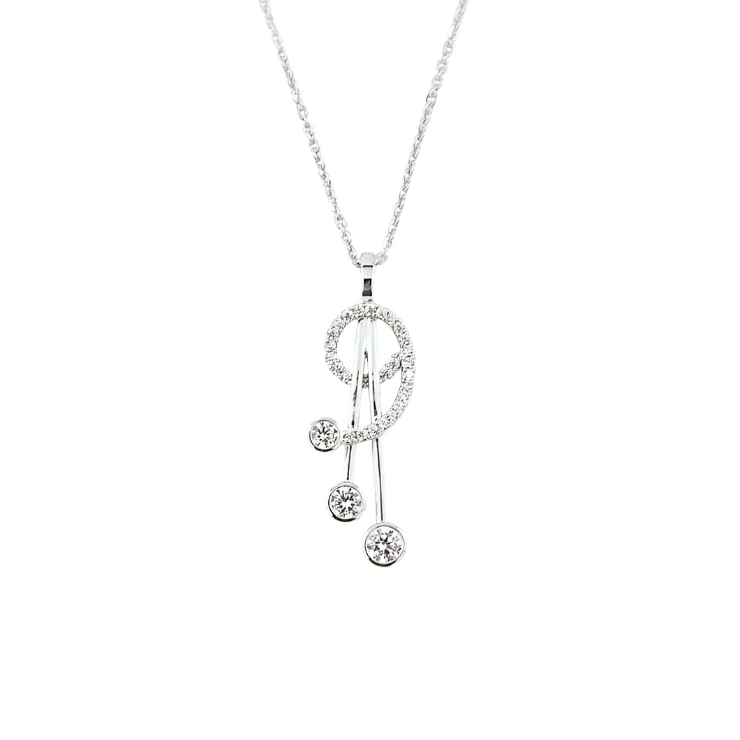 Crystal Swirl Pendant (VIP46)
