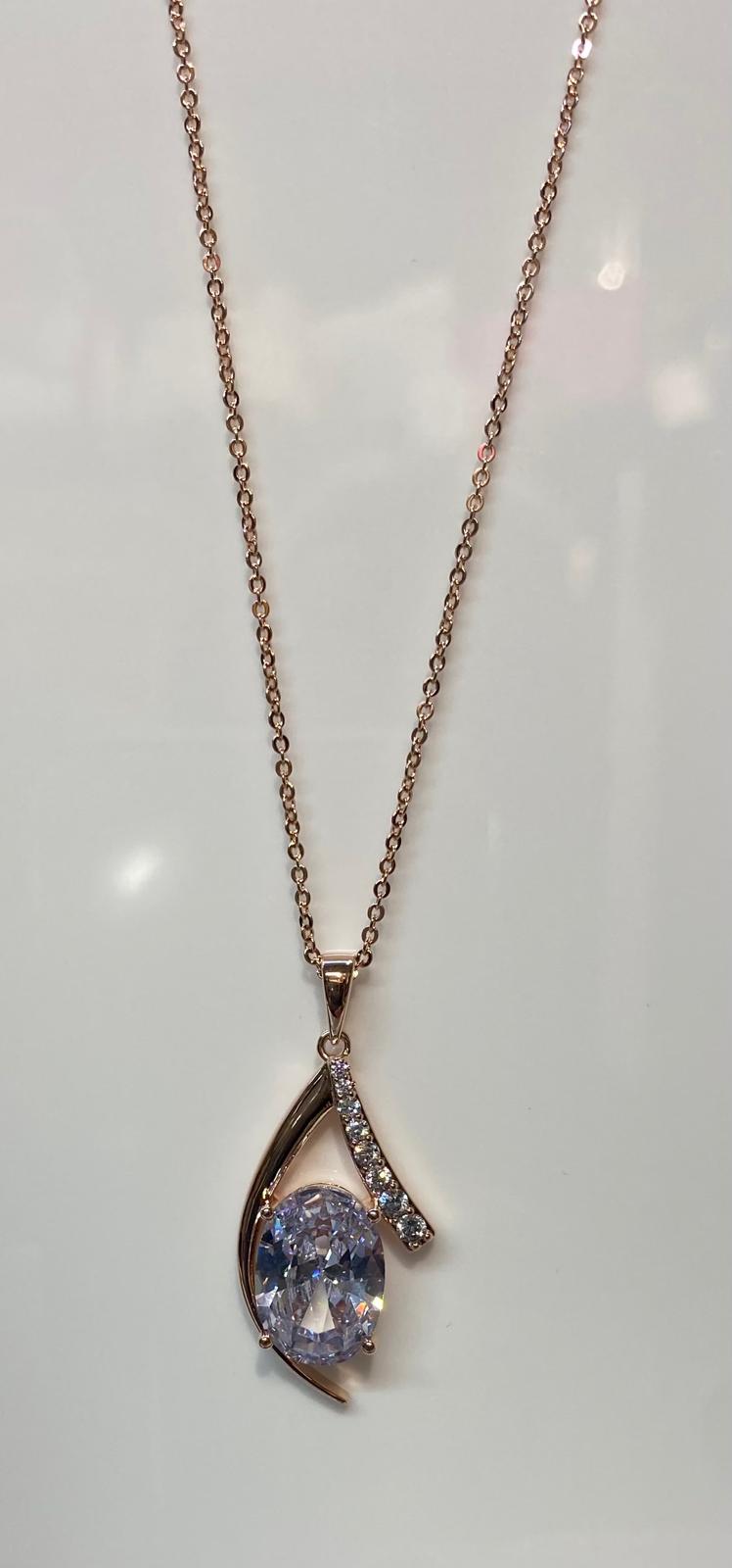 Crystal Drop Pendant (VIP34R)