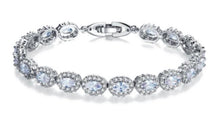 Load image into Gallery viewer, Crystal Halo Tennis Bracelet (VIP15)
