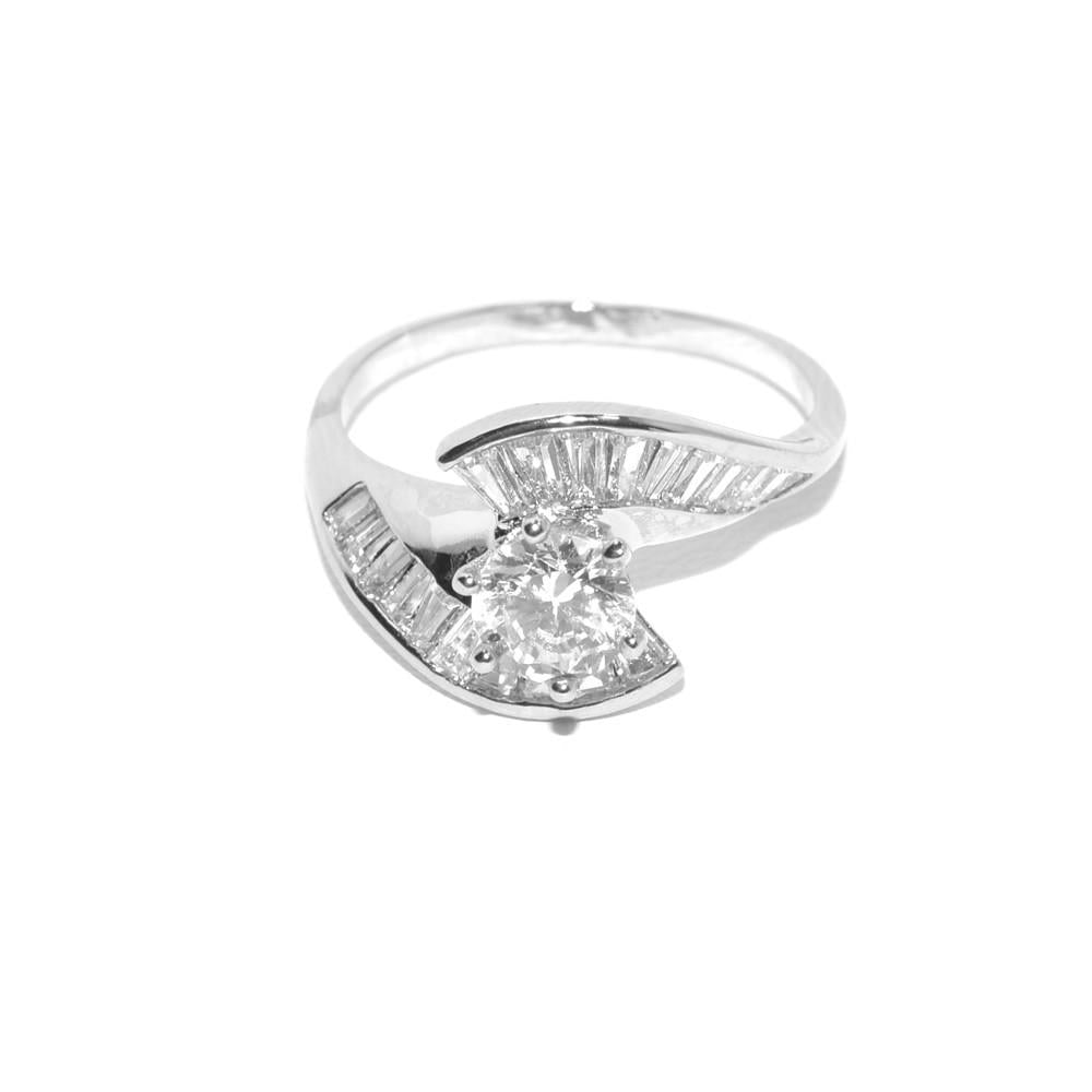 Brilliant Cut Crystal Ring (Design R16)