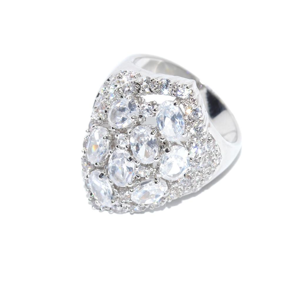 Brilliant Cut Crystal Ring (Design R21)