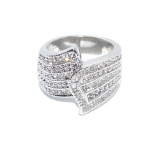 Load image into Gallery viewer, Brilliant Cut Crystal Ring (Design R22)
