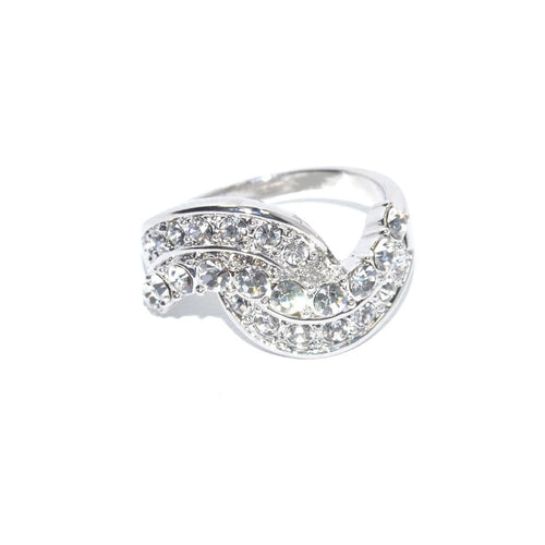 Brilliant Cut Crystal Ring (Design R30)