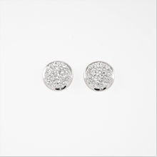 Load image into Gallery viewer, Crystal Pave&#39; Button Stud Earrings (VIP 29)
