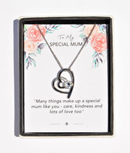 Load image into Gallery viewer, Mum Sentiment Heart Necklace
