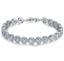 Load image into Gallery viewer, Crystal Heart Tennis Bracelet (Vip33)
