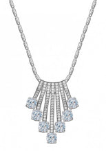 Load image into Gallery viewer, Art Deco Crystal Multi Strand Pendant ( Vip67)
