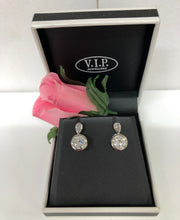 Load image into Gallery viewer, Crystal Cabochon Drop Earrings (VIP 36)
